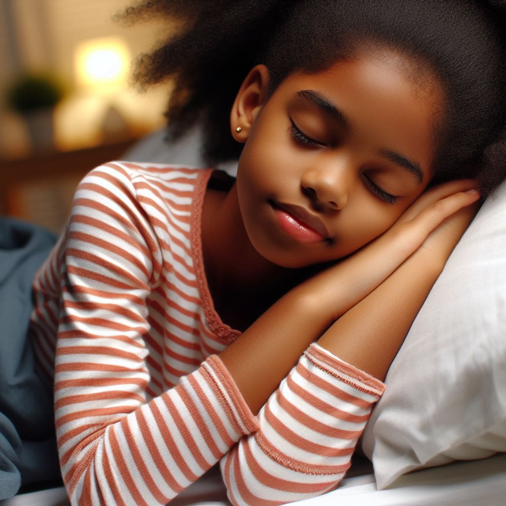 Image-of-a-black-child-sleeping