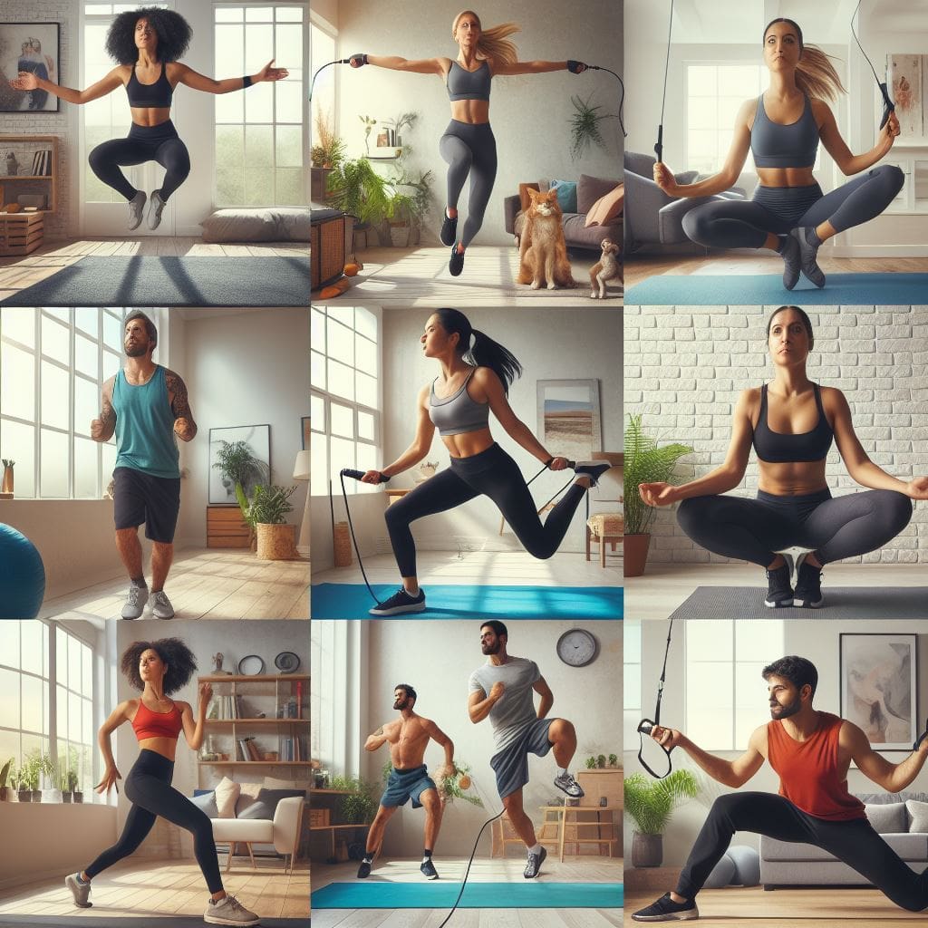 Home fitness routines for African women