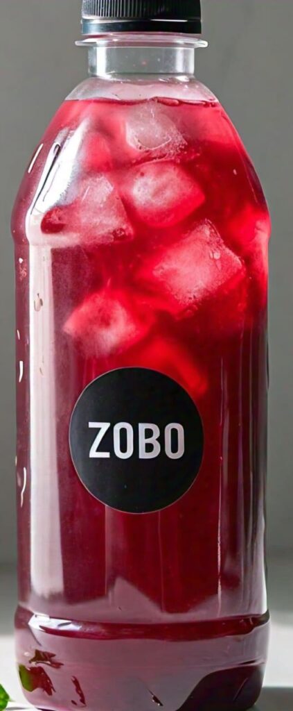 Homemade Zobo drink bottled and ready to enjoy – a popular Nigerian homemade beverage.