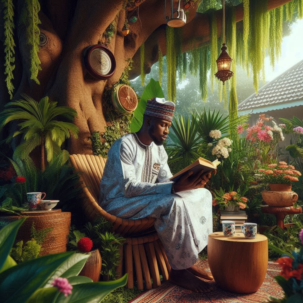 a young man sitting down and relaxing- effort and ease