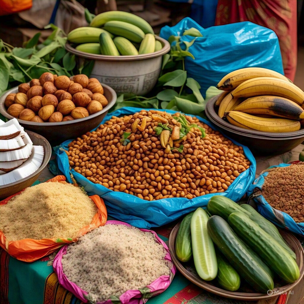 varieties of foods